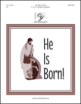 He is Born Handbell sheet music cover